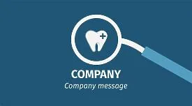 Dentist's business card template