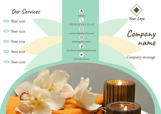 Spa Brochure Template