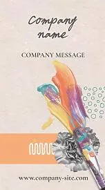 Art School business card template