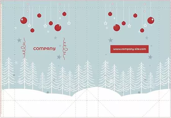 Christmas Gift Package Template