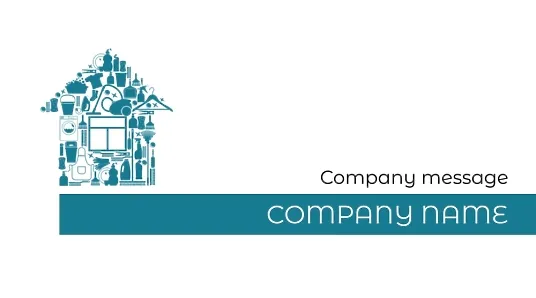 Cleaning company business card template