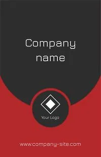 Stylish Euro business card template