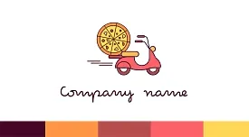 Pizza Delivery business card template