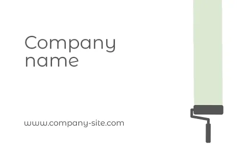 A business card template for a team of painters