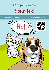 Homeless Animal Shelter poster Template