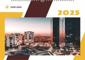 Construction company calendar template