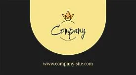 Jewelry company business card template