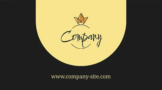Jewelry company business card template