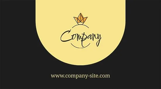 Jewelry company business card template