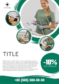 Laser Hair Removal Salon Leaflet Template
