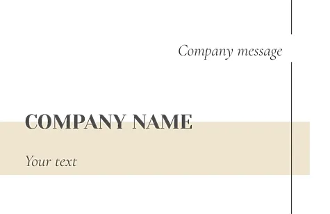 Universal Euro business card template in a concise design