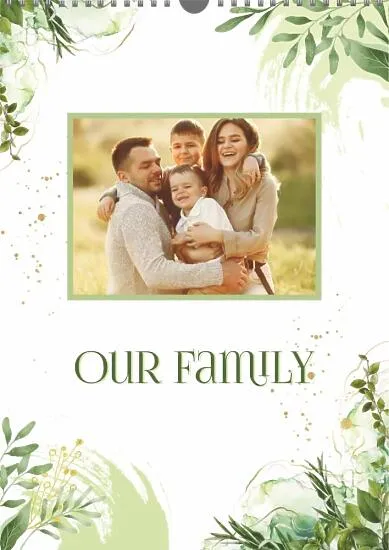 Our family calendar template