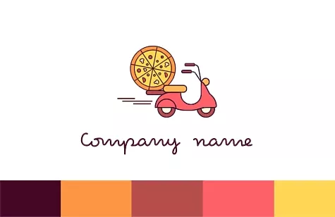 Pizza Delivery business card template