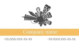 Real estate Agency business card template