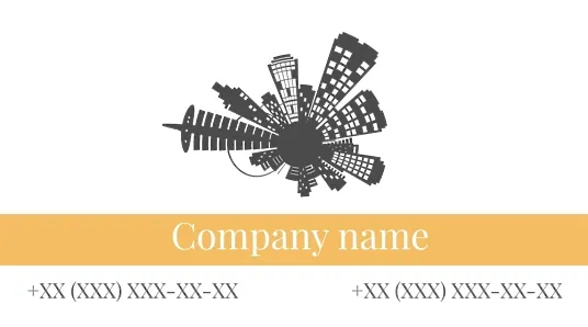 Real estate Agency business card template