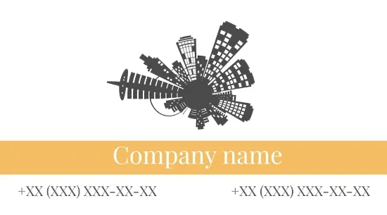 Real estate Agency business card template