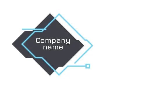 Template for a concise abstract business card
