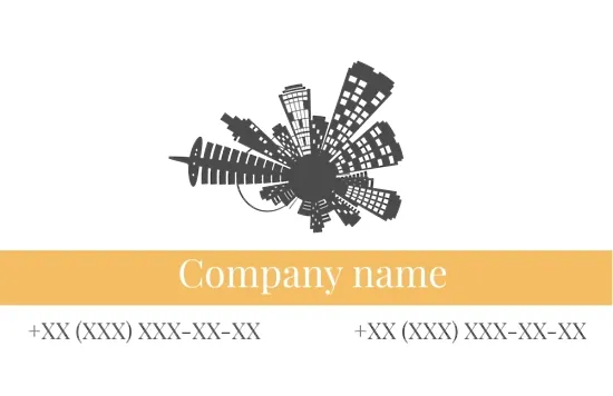 Real estate Agency business card template