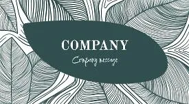 Designer's business card template