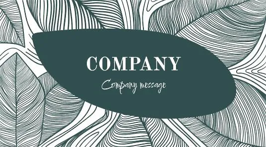 Designer's business card template