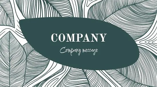 Designer's business card template