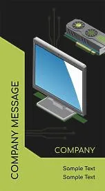 Service Engineer business card template