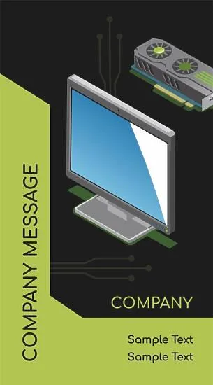 Service Engineer business card template