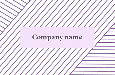 Template for a simple abstract business card