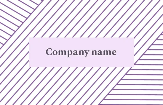 Template for a simple abstract business card