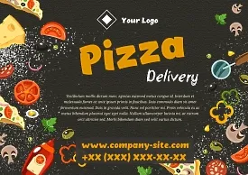Pizza Delivery Poster Template