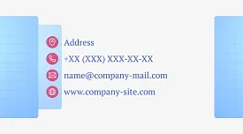 Cardiologist's business card template