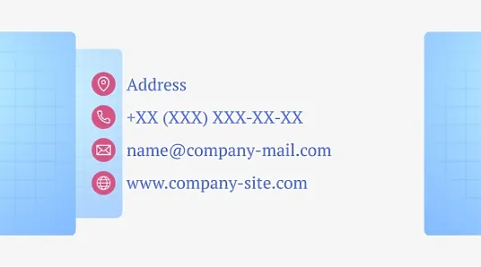 Cardiologist's business card template