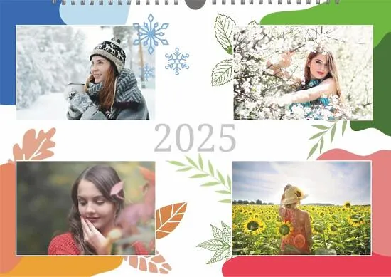 Calendar template-photographer's portfolio