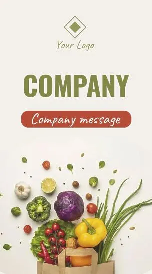 Farmer's business card template
