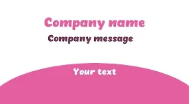 Courier Service business card template