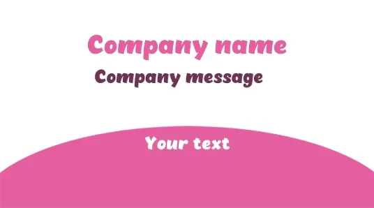 Courier Service business card template