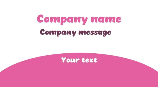 Courier Service business card template