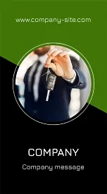 Car Sales Manager Business Card Template