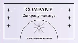 Simple business card template 
