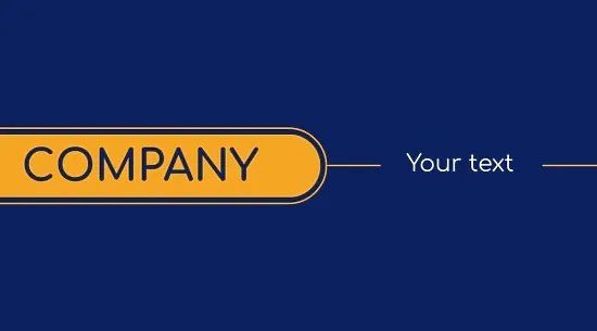 Strict corporate business card template