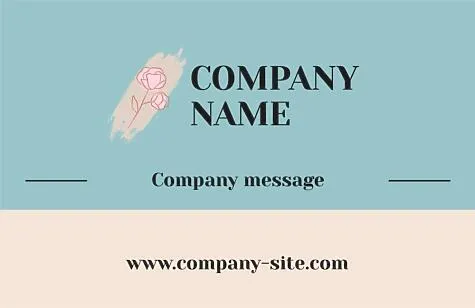 Beauty Studio business card template 