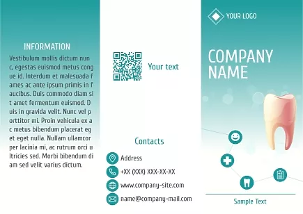 Dental Clinic Booklet Template