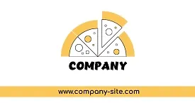 Pizzeria business card template