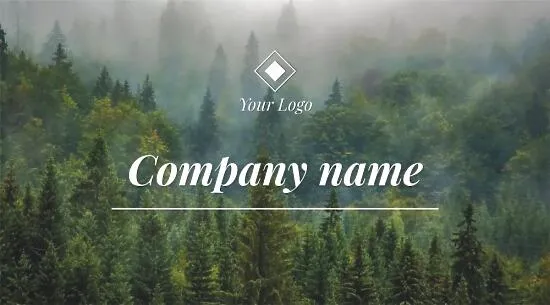 Forestry Business Card Template