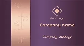 Spa business card template