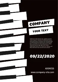 Piano Concert Poster Template