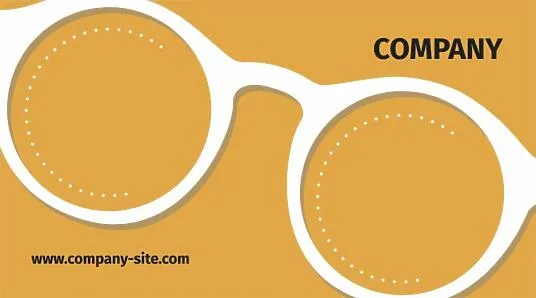 Oculist's business card template 