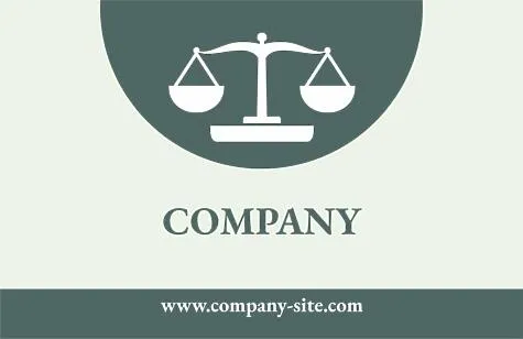 Lawyer's business card template 
