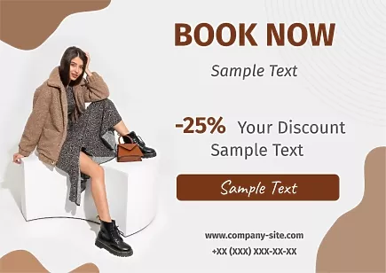 Clothing Store Flyer template