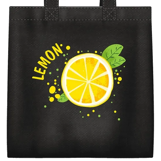 Lemon Print Bag Template